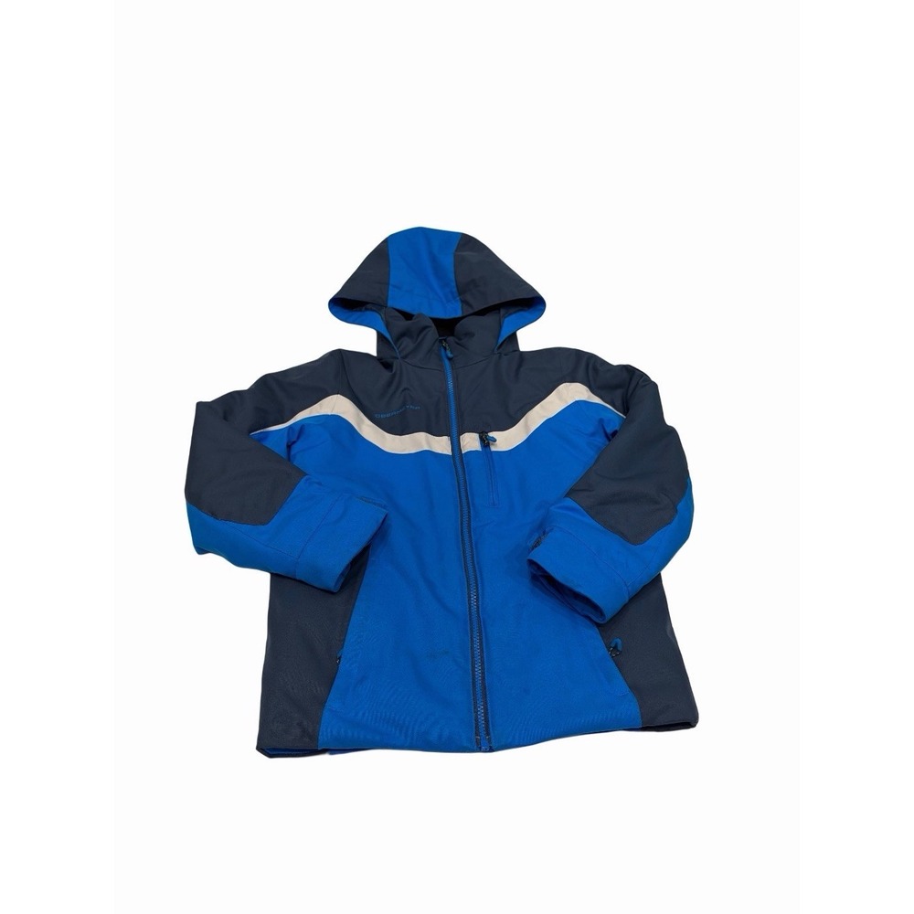 Obermeyer Kids Blue Ski Winter Jacket Hooded Size 8